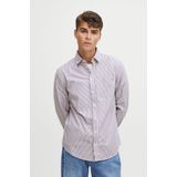 Overhemd - Anton - Gestreept - Katoen - Lange Mouw
