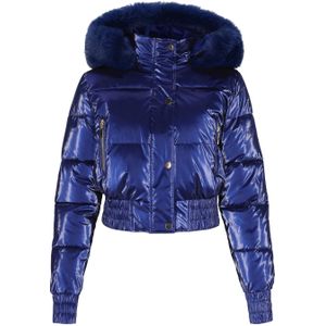 faina Winterjas  donkerblauw