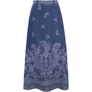 Dea Kudibal Rok  blauw / lila