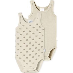 SCHIESSER Rompertje/body ' Nature Love  '  crème