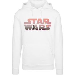 F4NT4STIC Sweatshirt 'Star Wars'  grijs / lichtoranje / zwart / wit
