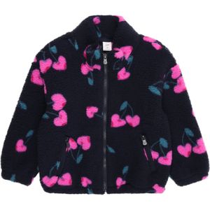 GAP Fleece jas  navy / spar / fuchsia