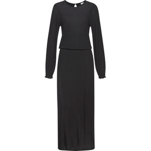 Jerseyjurk - Effen - Lange Mouw - Ronde Hals - Gedrapeerd