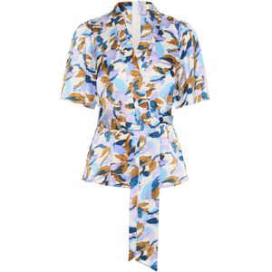 InWear Blouse 'SendraIW'  blauw / lichtblauw / sering / wit