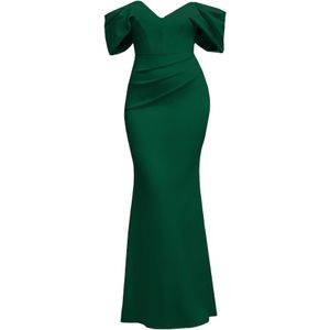 GODDIVA Jurk  donkergroen