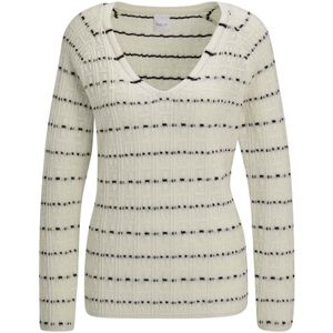 MADELEINE Trui  zwart / wolwit