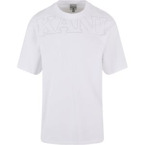 Karl Kani Shirt  zilver / wit