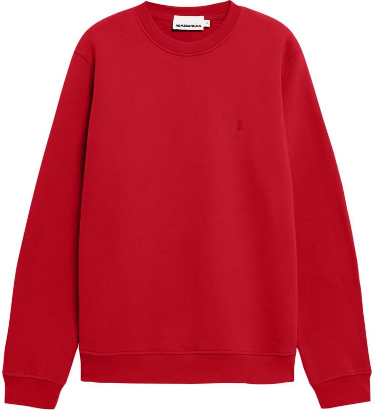 Armedangels - Baaro Fleece - Sweatshirt - Regular Fit - Effen - Puur Katoen