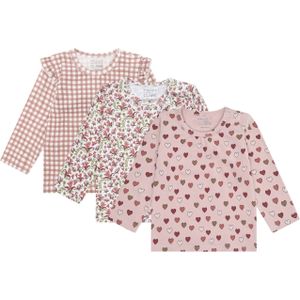 Hust & Claire Shirt 'Alda'  ecru / groen / rosa / rosé