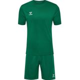 Hummel - Playful Set - T-shirt met Korte Mouwen en Shorts - Lichtgewicht Polyester