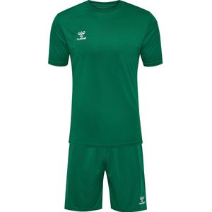 Hummel - Playful Set - T-shirt met Korte Mouwen en Shorts - Lichtgewicht Polyester