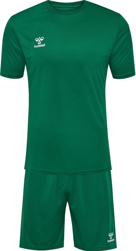 Hummel - Playful Set - T-shirt met Korte Mouwen en Shorts - Lichtgewicht Polyester