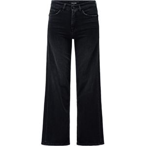 Salsa - 21010278 - Spijkerbroek - Zwart - Wide Leg