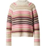 YAS - YASBIBI - Trui - Taupe - Lichtroze - Donkerroze - Wit