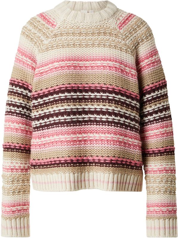 YAS - YASBIBI - Trui - Taupe - Lichtroze - Donkerroze - Wit