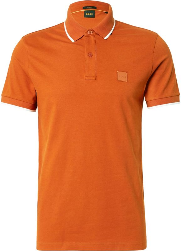 BOSS - Poloshirt - Katoen - Korte Mouwen - Slim Fit - Logopatch