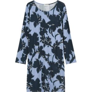 Marc O'Polo Nachthemd ' Mix N Match Cotton Modal '  lichtblauw / zwart