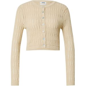 Monki Gebreid vest  beige