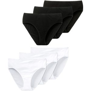 SCHIESSER Slip 'Essentials'  zwart / wit