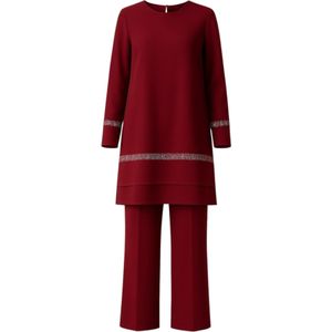 fashionshowcase Broekpak 'NEVRA'  bordeaux