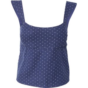 HOLLISTER Top  navy / wit