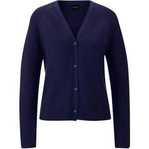 MADELEINE Gebreid vest  nachtblauw