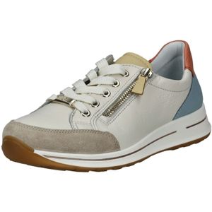 Ara - OSAKA - Sneakers - Crème gecombineerd - Vrijetijdsschoen - Veterschoen - Sleehak