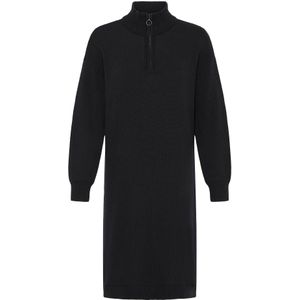 Oxmo Gebreide jurk ' OXFSANVA '  zwart