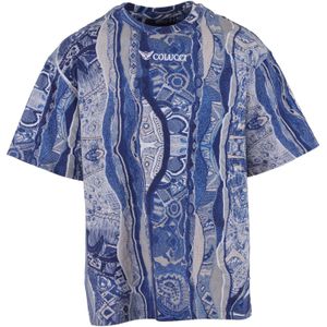 Colucci Shirt  marine / enziaan / grijs / wit