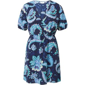 VILA Jurk  navy / lichtblauw