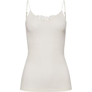 Hanro Top ' Woolen Silk '  offwhite