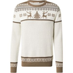 Lindbergh Trui  ecru / lichtbruin