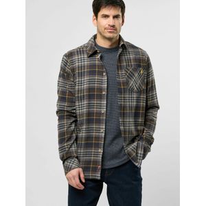 MCS Overhemd 'Henry'  chamois / navy / bruin