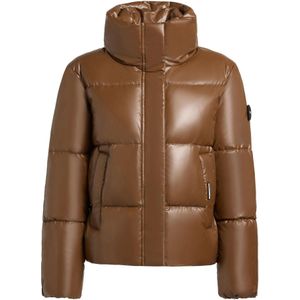 khujo Winterjas 'Rinja2 Shiny'  bruin