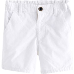 Next - Broek - Wit - Regular Fit - Katoen - Knielengte