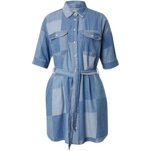 OBJECT Blousejurk 'OBJFrancey'  hemelsblauw / blauw denim / lichtblauw
