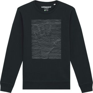 Watapparel Sweatshirt '3Dillusion'  zwart / wit