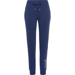 Sportbroeken - Navy - Loungewear - Met Logoprint en Borduurwerk