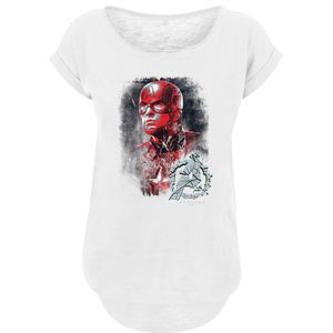 F4NT4STIC Shirt 'Marvel Avengers Endgame Captain America'  grijs / rood / wit