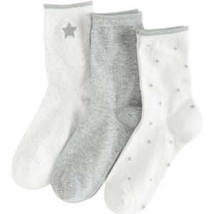 Cool Club Sokken  grijs / wit