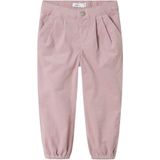 NAME IT - NMFBELLA - Broek - Pioenroos - Ballonvorm - Ribfluweel
