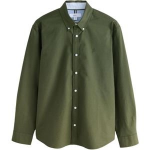 Next Overhemd  donkergroen