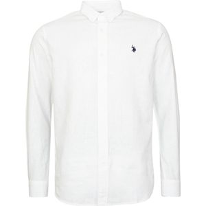 U.S. POLO ASSN. - Overhemd - Wit - Regular Fit - Lange Mouw