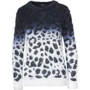 KOROSHI Trui  navy / zwart / wit