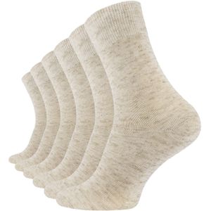 Cotton Prime Sokken  beige gemêleerd