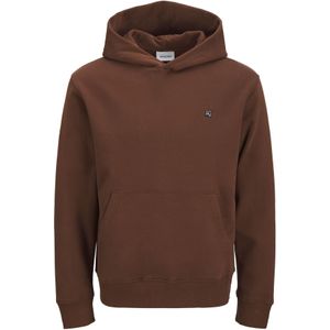 JACK & JONES Sweatshirt 'JJAW25'  bruin / wit