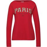 STREET ONE Shirt  camel / taupe / bloedrood / zwart