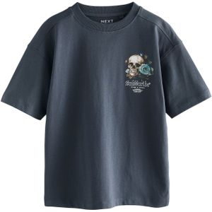 Next Shirt  nude / nachtblauw / azuur / grijs