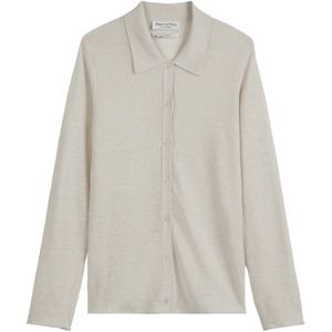 Marc O'Polo Gebreid vest  lichtgrijs