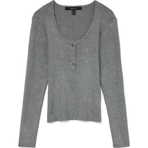 VERO MODA Trui 'VMWILLOW'  grijs gemêleerd